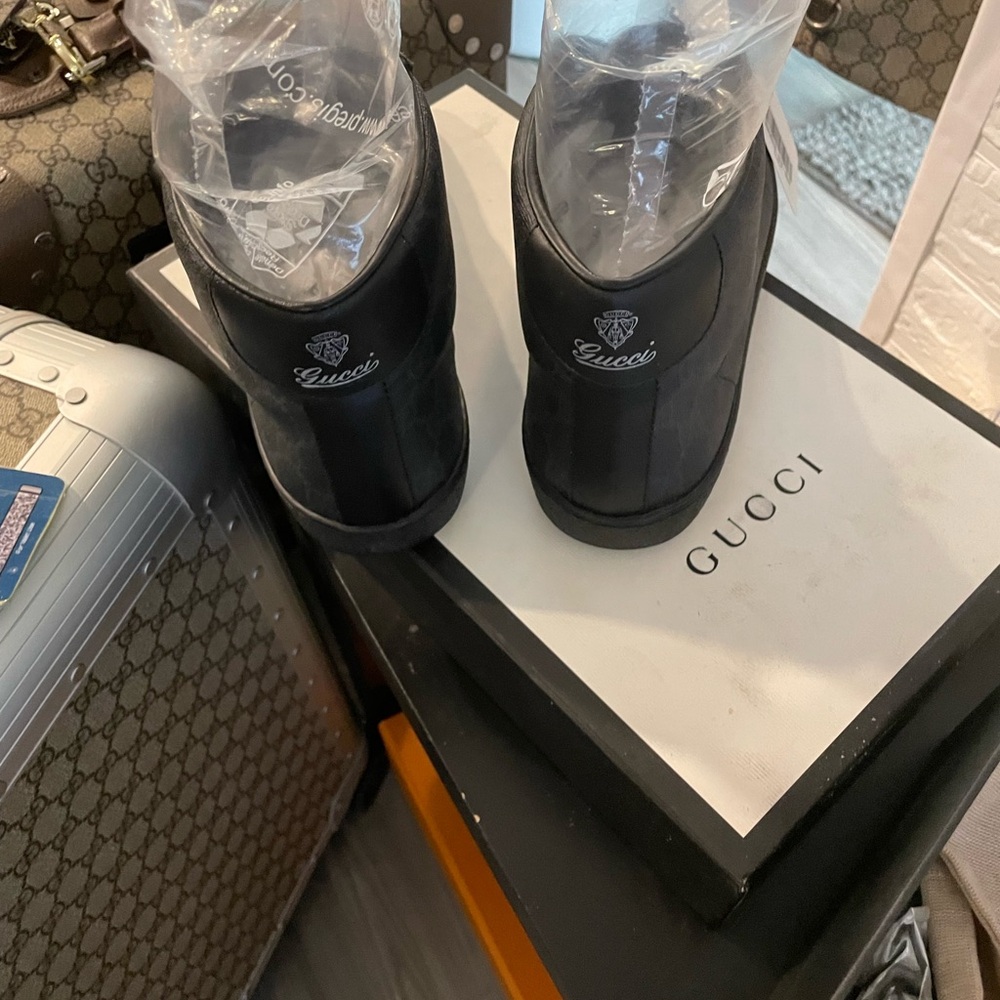 Gucci black High-Top Sneakers - Picture 5 of 11